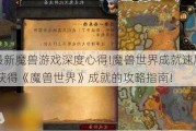 私服最新魔兽游戏深度心得!魔兽世界成就速刷攻略,快速获得《魔兽世界》成就的攻略指南!