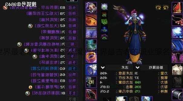 魔兽世界最老职业服叫什么,魔兽世界最古老的职业服名称是什么!