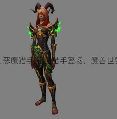 魔兽世界新职业 恶魔猎手,恶魔猎手登场，魔兽世界再添新成员！!